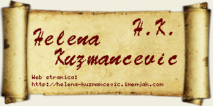 Helena Kuzmančević vizit kartica